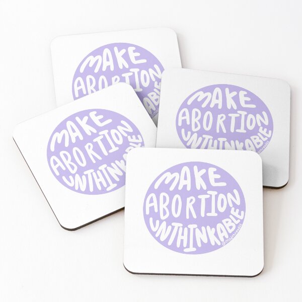 Item preview, make abortion unthinkable designed and sold by Brooke Therese.