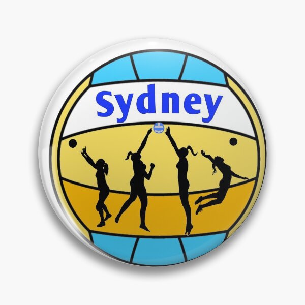Item preview, Sidney loves volleyball  designed and sold by Attiva.