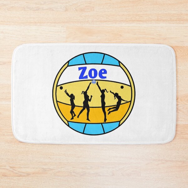 Item preview, Zoe loves volleyball  designed and sold by Attiva.