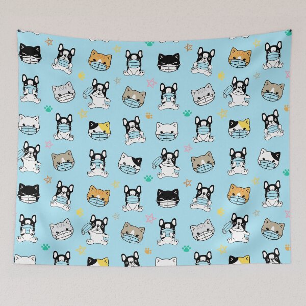 Item preview, Bulldog and Cat Quarantine designed and sold by graphicmeyou.