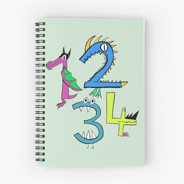 Item preview, 1 2 3 4 Number Monster - for school enrollment designed and sold by HeyK.