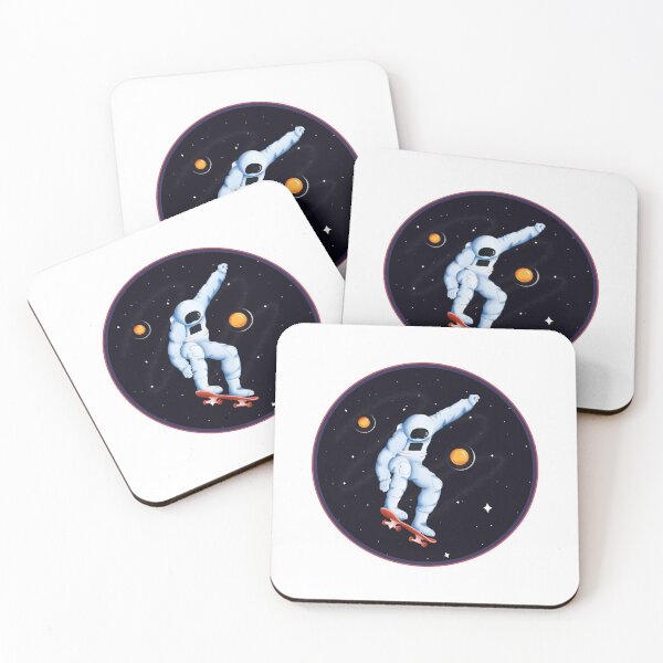 Item preview, Astronaut Skating On Space designed and sold by ozumdesigns.