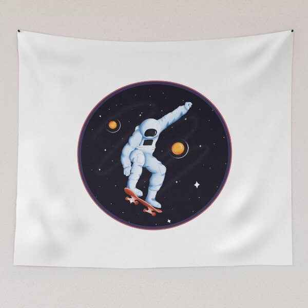 Item preview, Astronaut Skating On Space designed and sold by ozumdesigns.