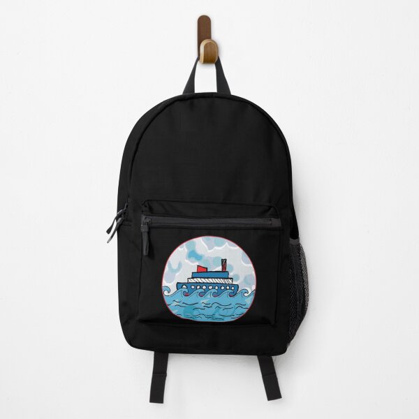 Item preview, Ferry boat  with sea waves designed and sold by kamilu.