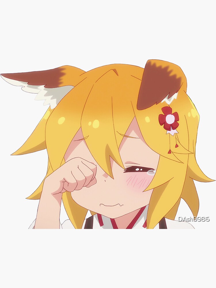 Senko-san scared | Sticker