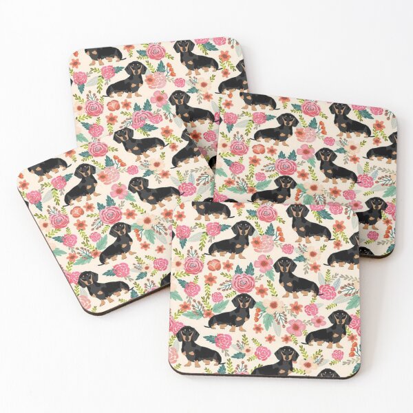 Item preview, Dachshund Dogs and flowers designed and sold by Coolstuff4you71.
