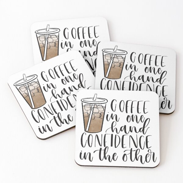 Item preview, Coffee in One Hand, Confidence in the other designed and sold by MadeByMeera.