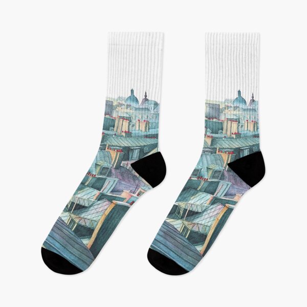 Item preview, Parisian roofs designed and sold by SarahQuarelle.