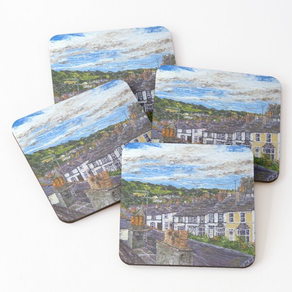 Item preview, Conwy North Wales-Newboro Terrace designed and sold by MickArt1.