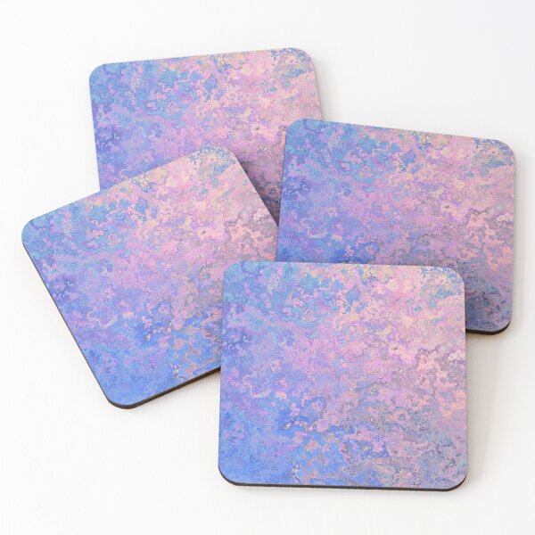 Item preview, VOILA, beautiful glitter pink and purple pastel abstract-bestseller designed and sold by August-E.