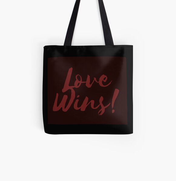 Love Wins All Over Print Tote Bag