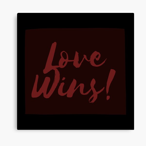 Love Wins Canvas Print