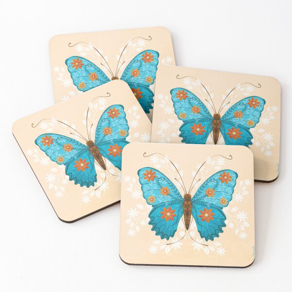 Item preview, Folk art butterfly designed and sold by Prita-D.