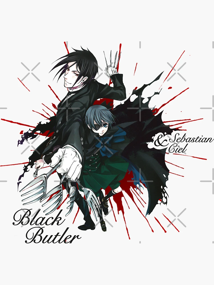 Kuroshitsuji Ciel Phantomhive Shieru Black Butler Anime Car Window Sticker  002