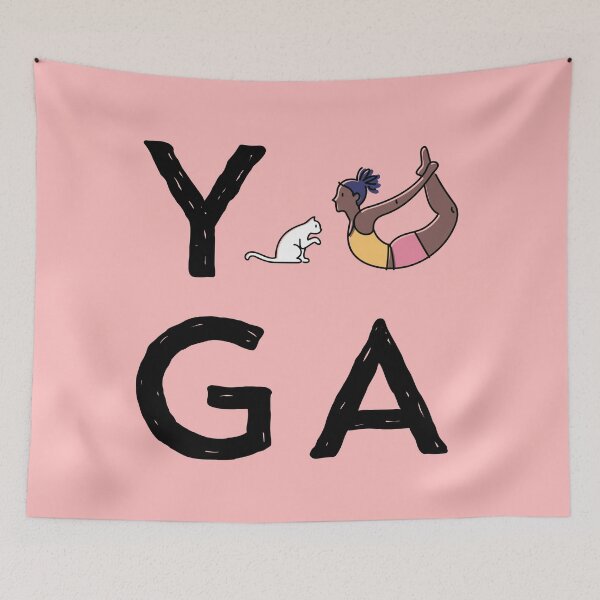 Item preview, Yoga flow with cat 1 designed and sold by Trio's Stuff.