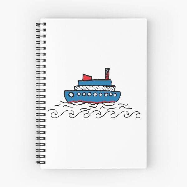 Item preview, Ferry boat - Ocean waves designed and sold by kamilu.