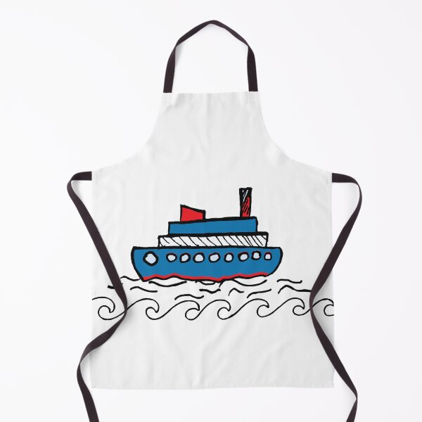 Item preview, Ferry boat - Ocean waves designed and sold by kamilu.