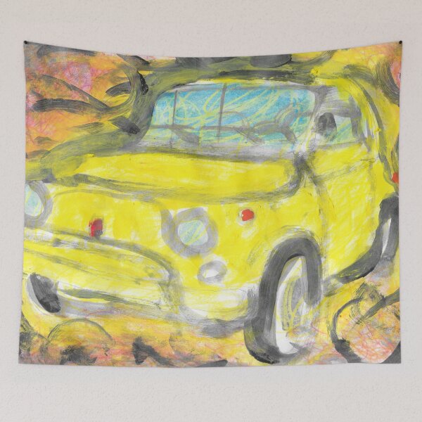 Item preview,  fiat 500 yellow - 12 designed and sold by walterfest.
