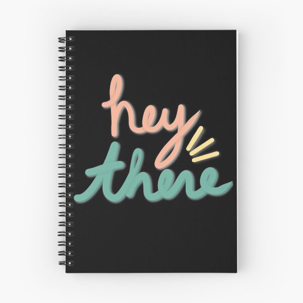 Item preview, Hey there pink blue and yellow lettering  designed and sold by Shus-arts.