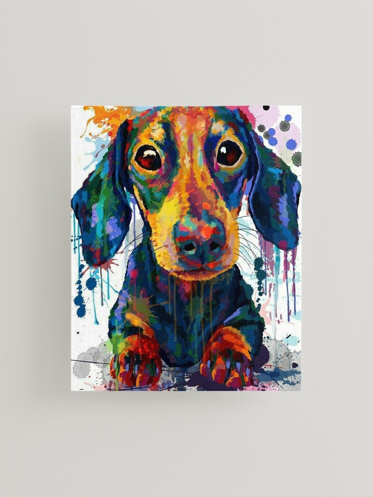 Sausage dog outlet painting