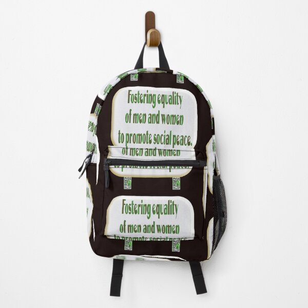 Item preview, Fostering equality of men and women to promote social peace. designed and sold by Ralek.