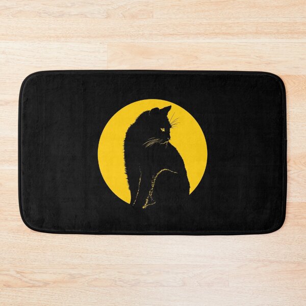 Item preview, Cat in the moonlight designed and sold by OffbeetShirts.