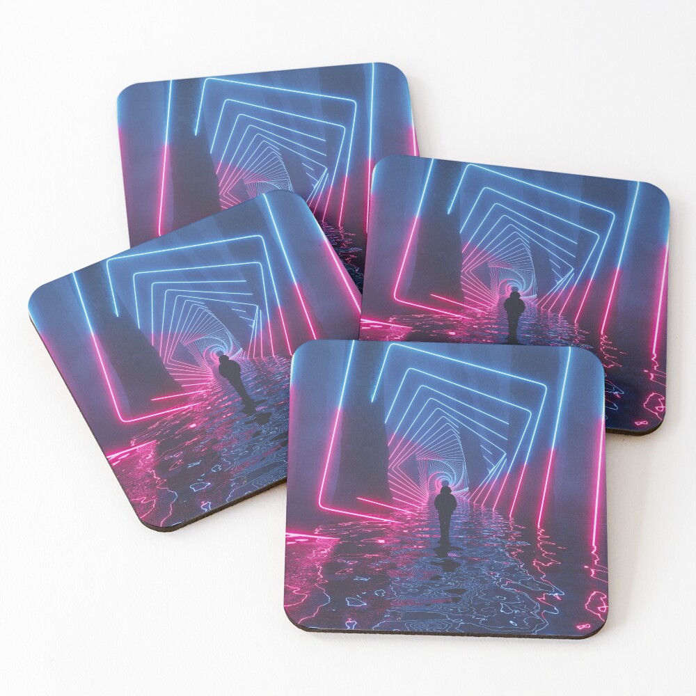 Item preview, Coasters (Set of 4) designed and sold by 3devansh.