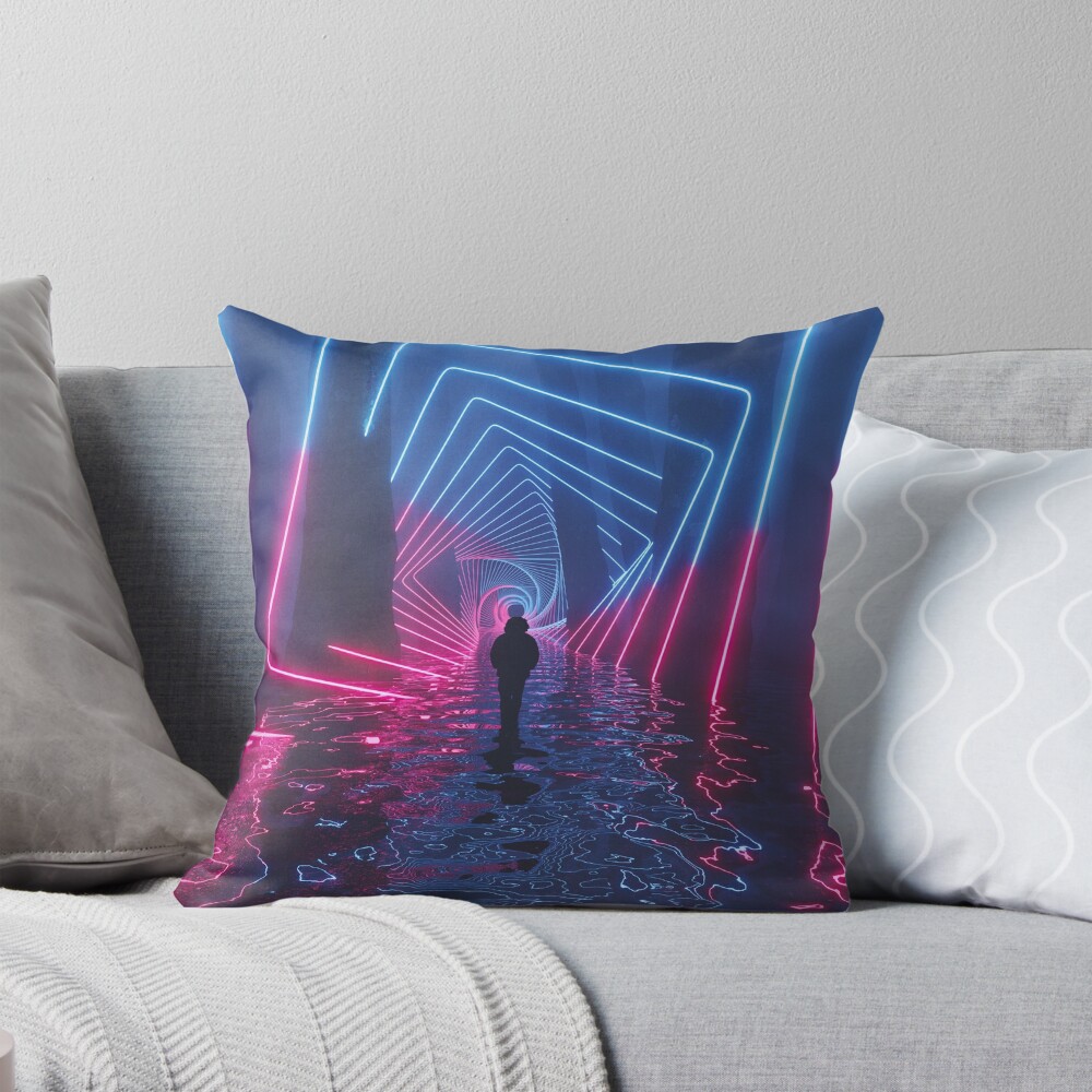 Item preview, Throw Pillow designed and sold by 3devansh.