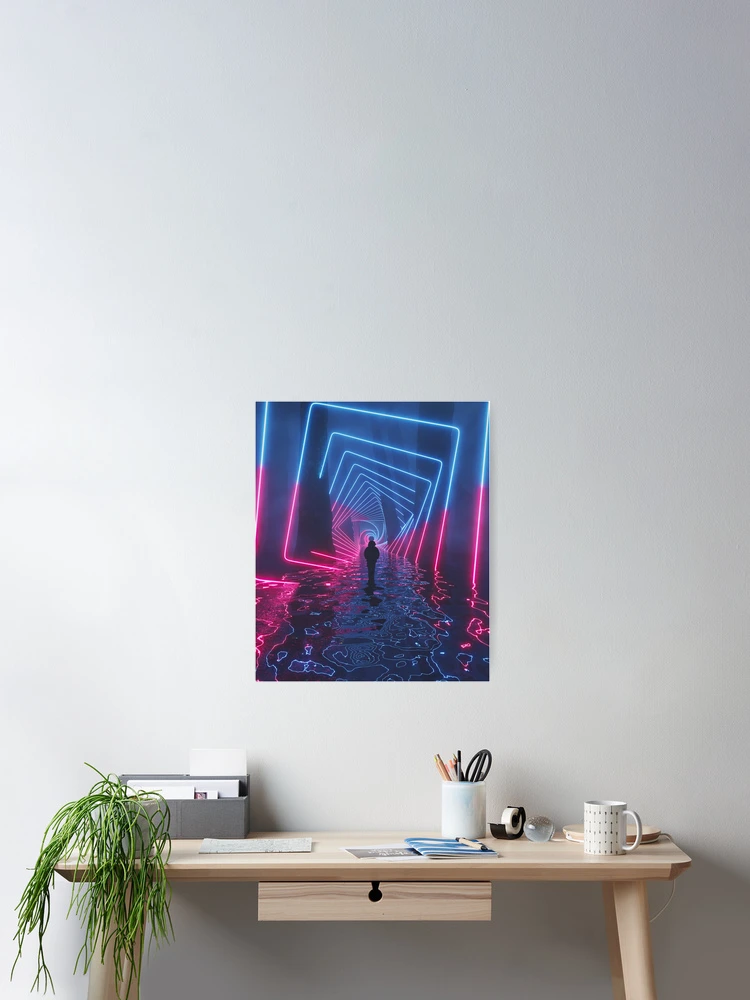 Aperçu 2 sur 3. Poster avec l'œuvre Projection sublime créée et vendue par Devansh Atray.