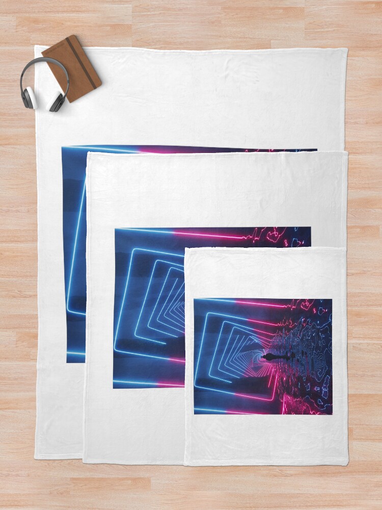 Thumbnail 5 of 6, Throw Blanket, Sublime Projection designed and sold by 3devansh.
