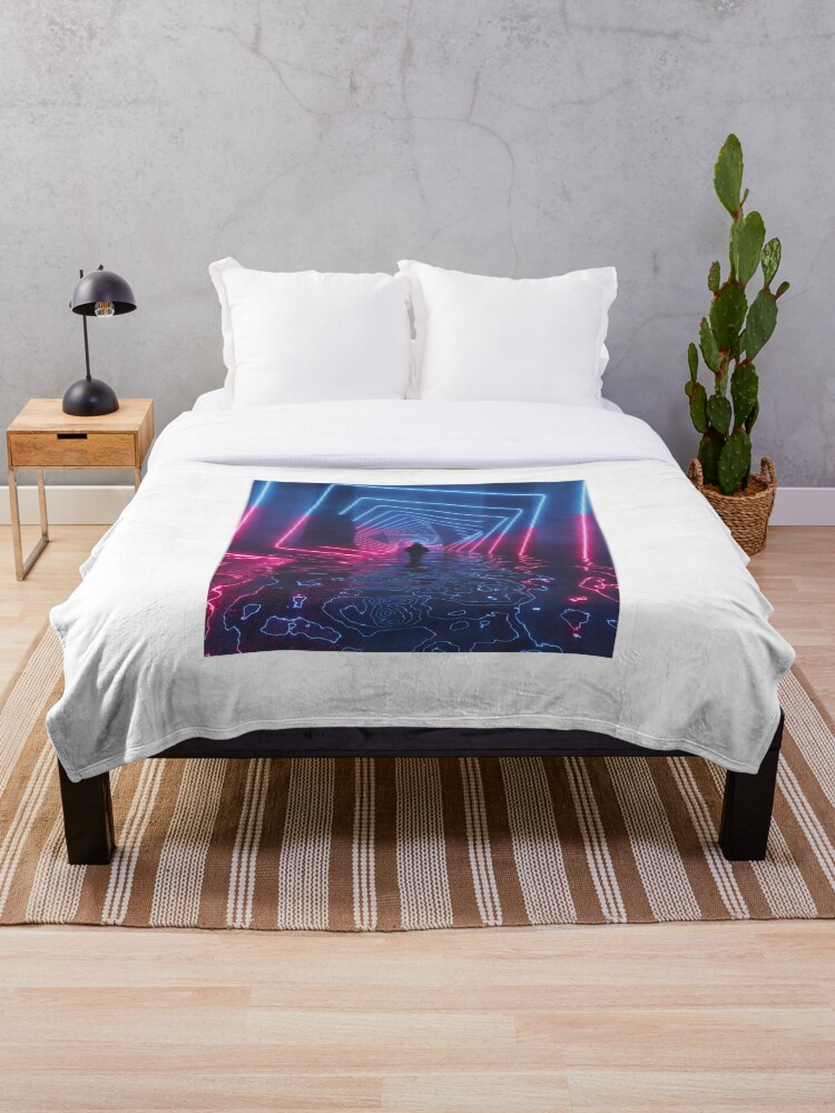 Thumbnail 1 of 6, Throw Blanket, Sublime Projection designed and sold by 3devansh.