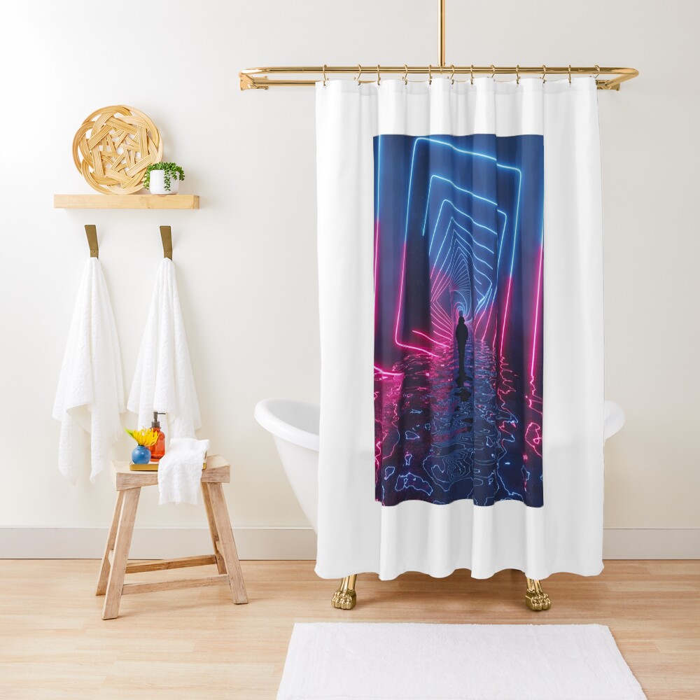 Item preview, Shower Curtain designed and sold by 3devansh.