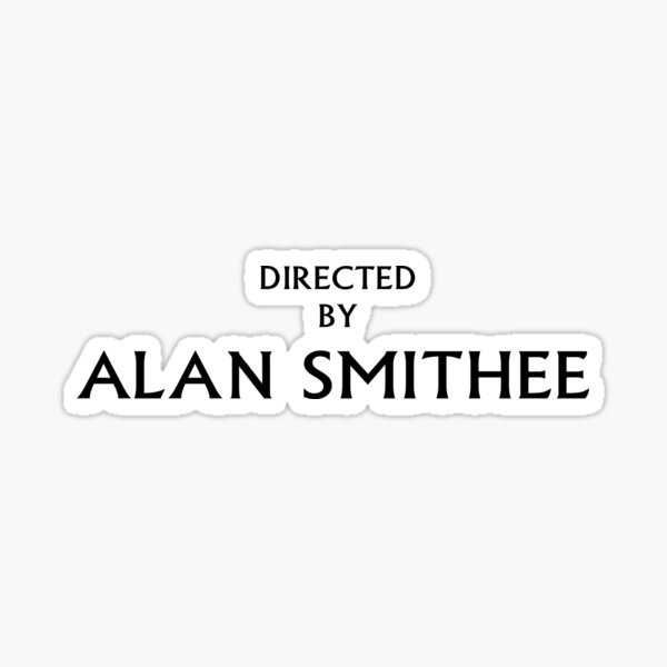 Directed By Alan Smithee Sticker