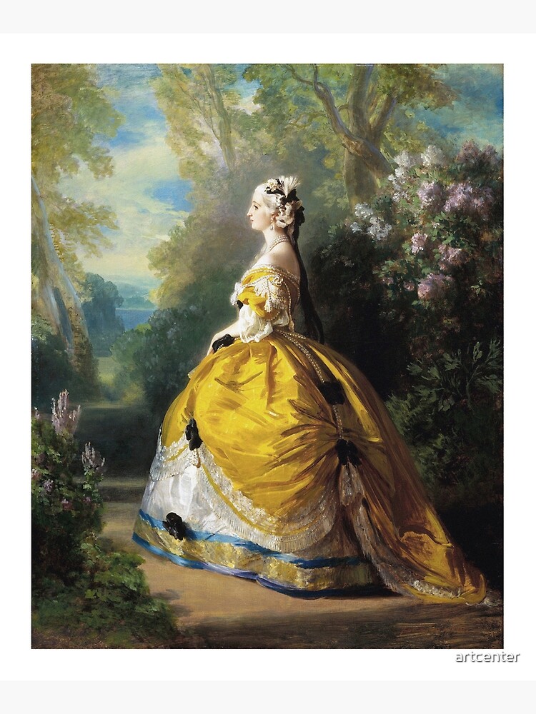 Portrait of Empress Eugenie by Painting by Franz Xaver Winterhalter -  Pixels Merch