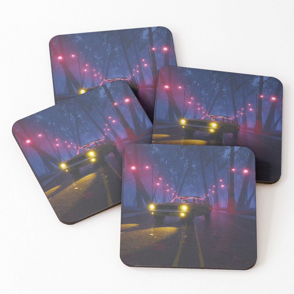 Item preview, Coasters (Set of 4) designed and sold by 3devansh.