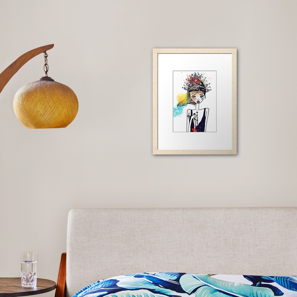 Virgen de la Caridad Framed Art Print