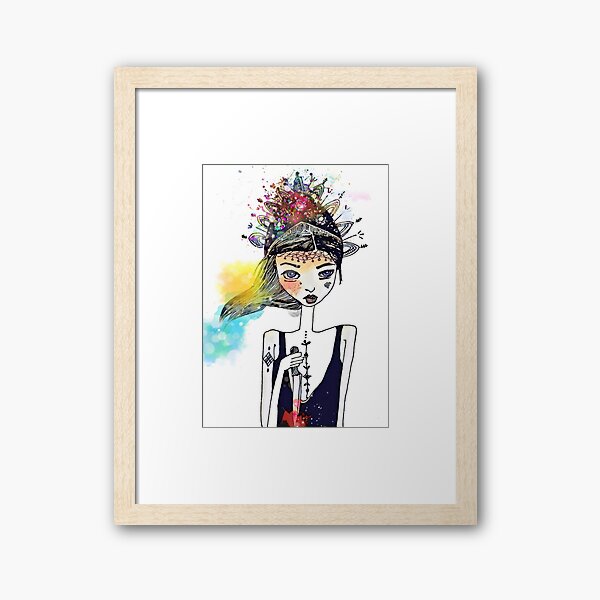 Virgen de la Caridad Framed Art Print