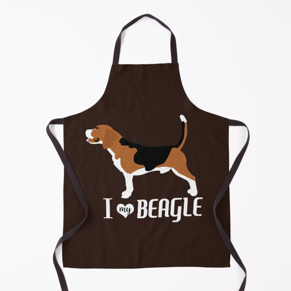 Item preview, Beagle Dog Pattern in Blue Fun Beagles Paw Prints and Bone Print designed and sold by Art by Jess.