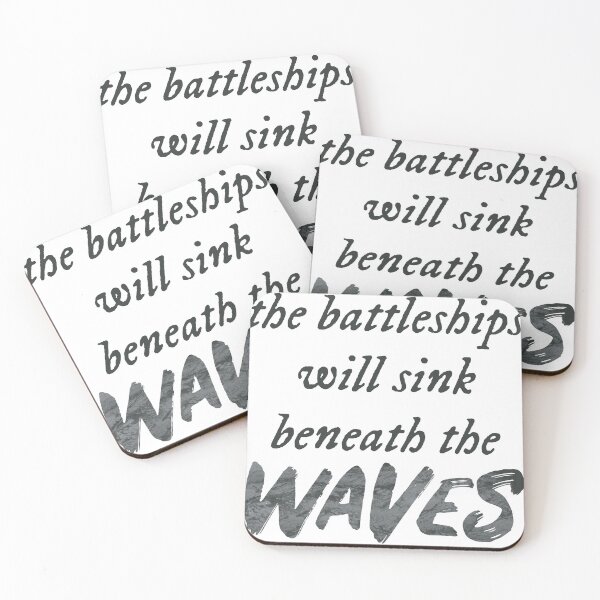 Item preview, Taylor Swift - The battleships will sink beneath the waves designed and sold by Mxrloes.