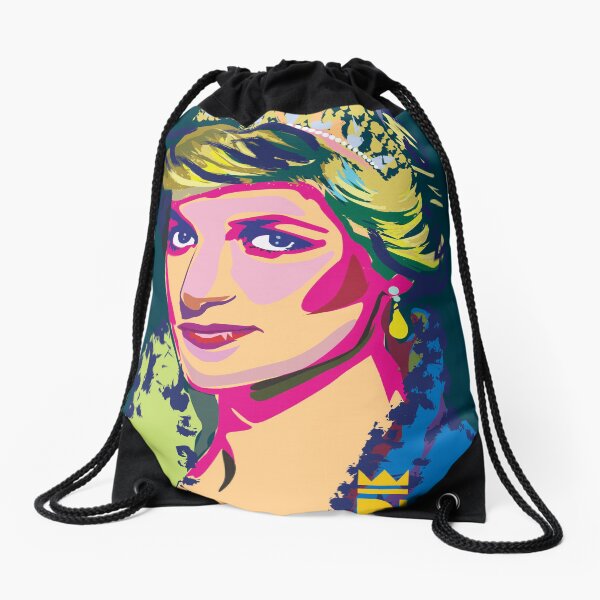 Diana The Princess Drawstring Bag