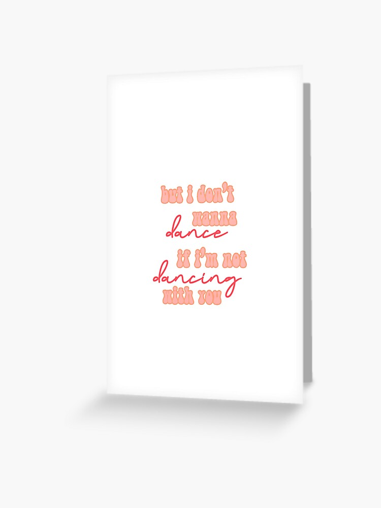 The 1 lyrics (Folklore Taylor Swift) Greeting Card for Sale by