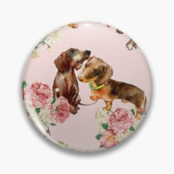 Item preview, Dachshund Dogs in Roses designed and sold by Coolstuff4you71.