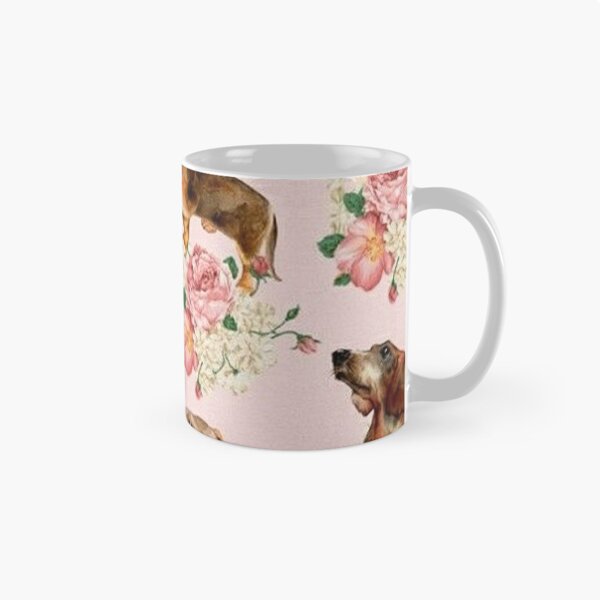 Item preview, Dachshund Dogs in Roses designed and sold by Coolstuff4you71.