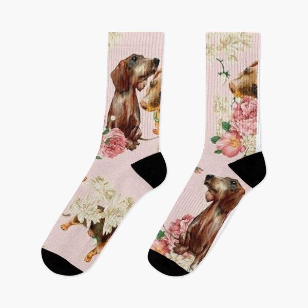 Item preview, Dachshund Dogs in Roses designed and sold by Coolstuff4you71.