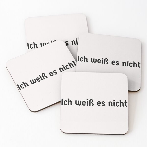 Item preview, Ich weiß es nicht I don't know Deutsch German  designed and sold by Time4German.