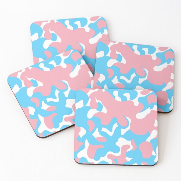 Item preview, Pink & blue camouflage designed and sold by BobaPuma.