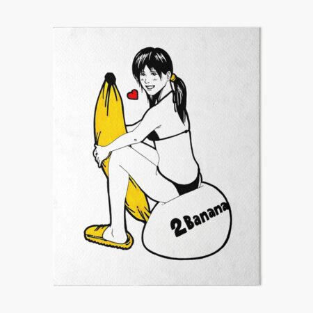 Banana Girl Art Print