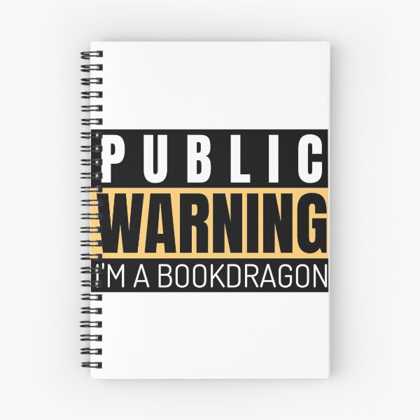 Item preview, PUBLIC WARNING I'm a bookdragon designed and sold by RufusTangen.