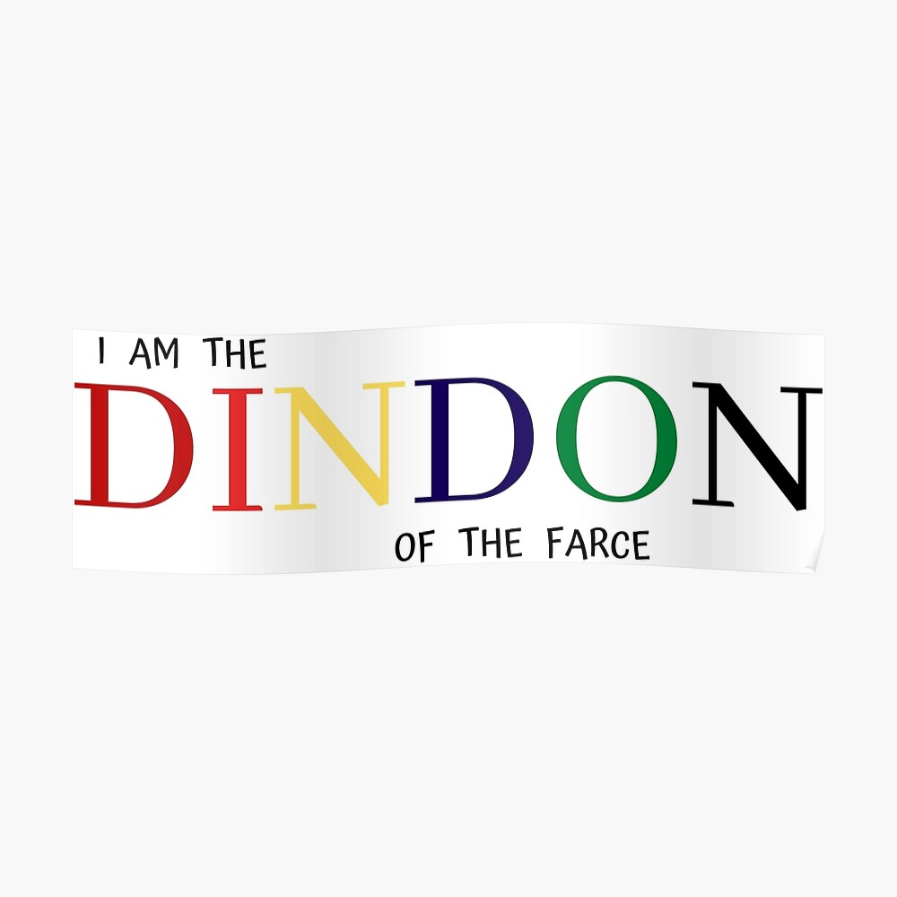 I Am The Dindon Of The Farce Sticker By Giulianah Redbubble