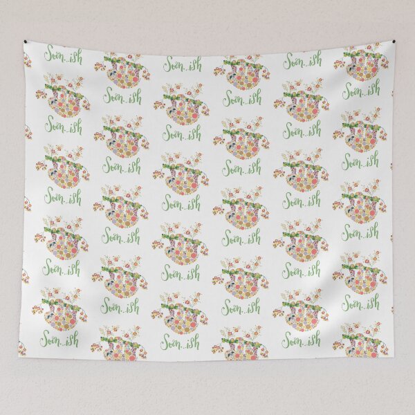 Item preview, Cute Sloth Animal Colorful Graphic Design Soonish designed and sold by DoubleBrush.
